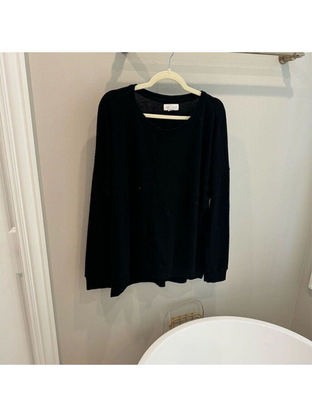 Velvet by Graham & Spencer Women's Black Long Sleeve Blouse Size XL Casual